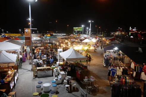 Starting with, the Thai bustling night markets.